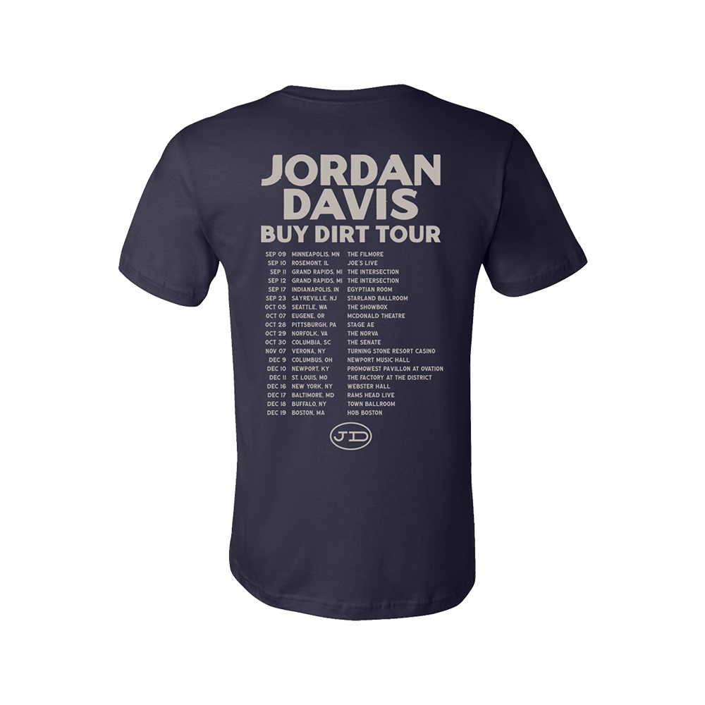 2022 Black Tour Tee Back