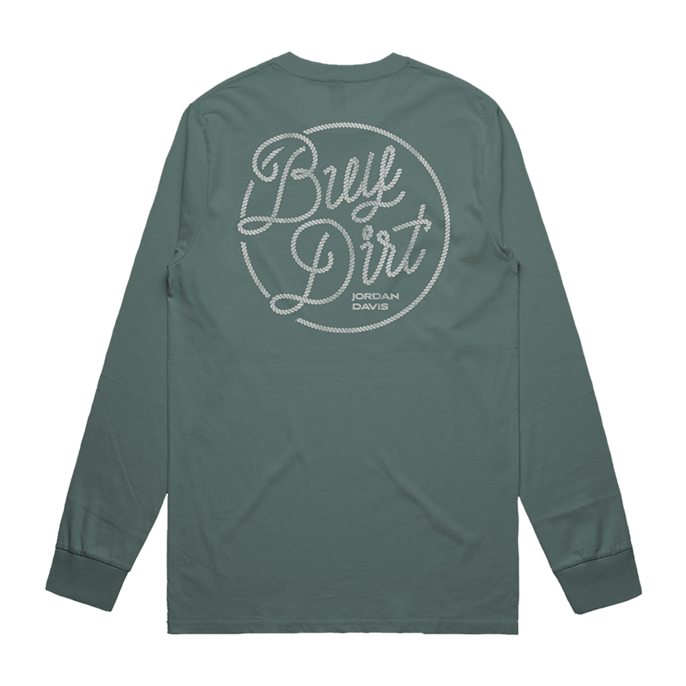Buy Dirt Green Rope Longsleeve T-Shirt Back