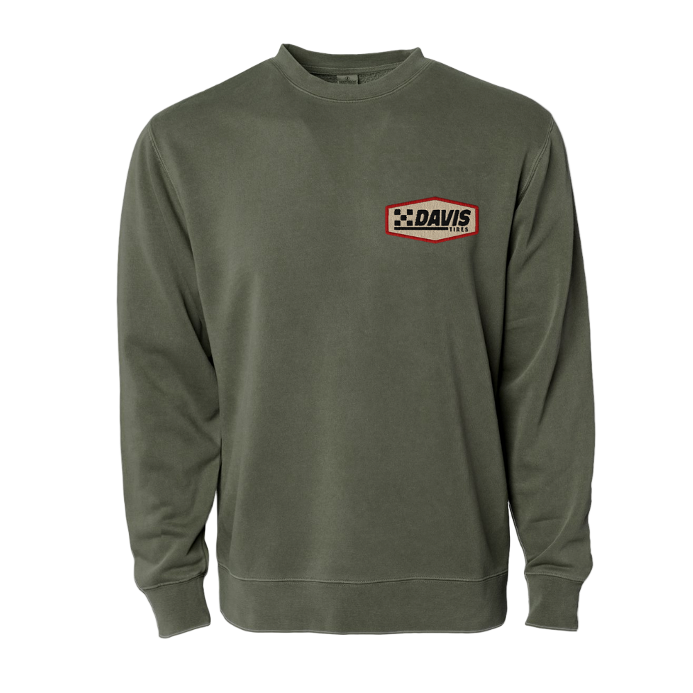 Davis Tires Crewneck Front