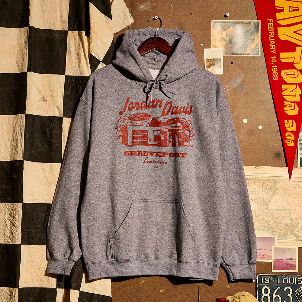 JD's Garage Hoodie Front