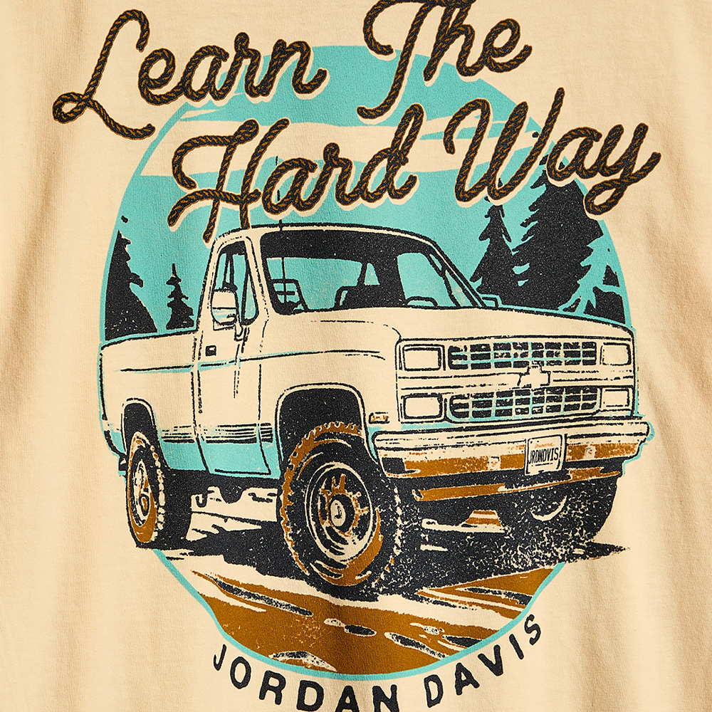JRDNDVIS Plate Tee Back Detail