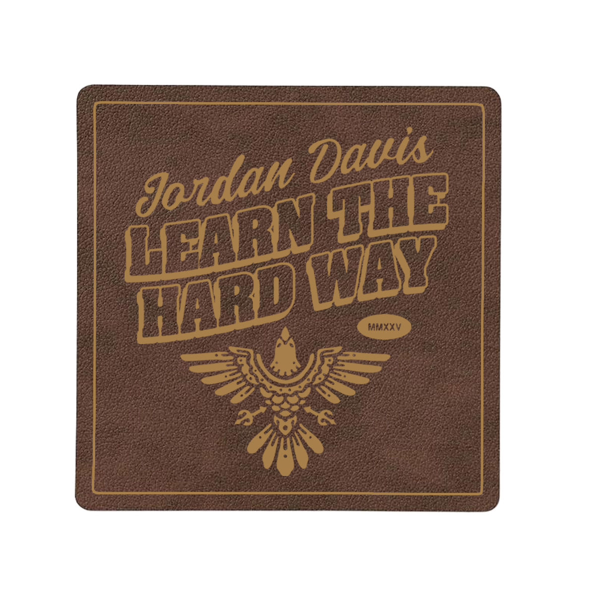 LTHW Leather Coaster Set