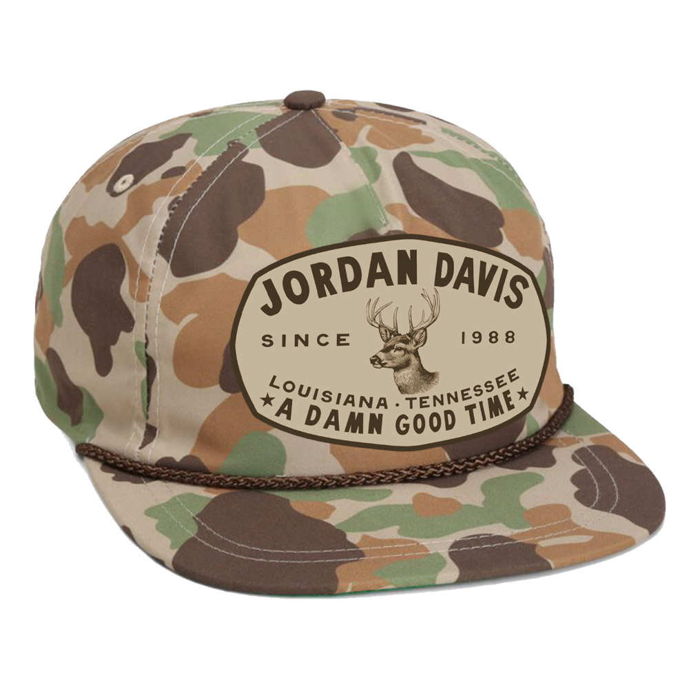 A Damn Good Time Camo Hat