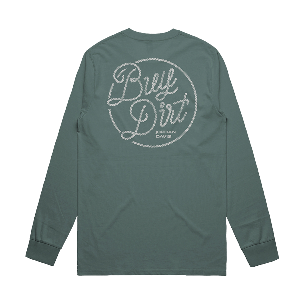 Buy Dirt Green Rope Long Sleeve Back