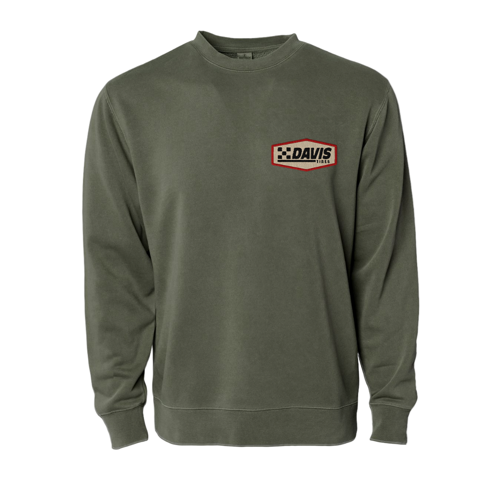 Davis Tires Patch Crewneck