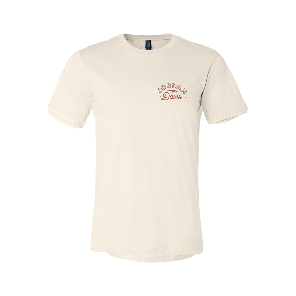 Cream Fishing Lure Tee Front